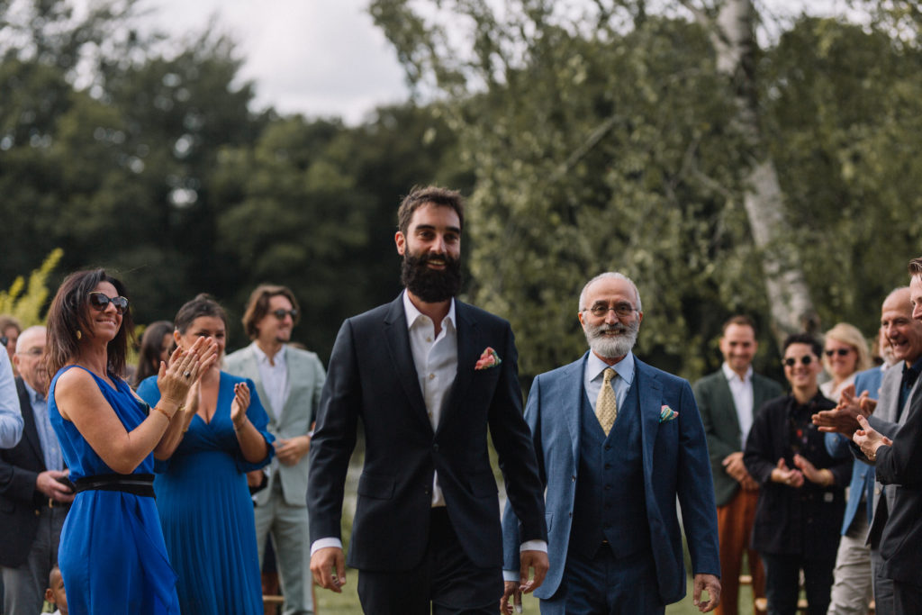 Photographe mariage Bretagne père fils