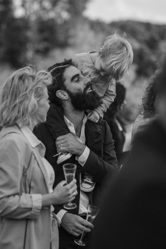 Photographe mariage Bretagne père fils